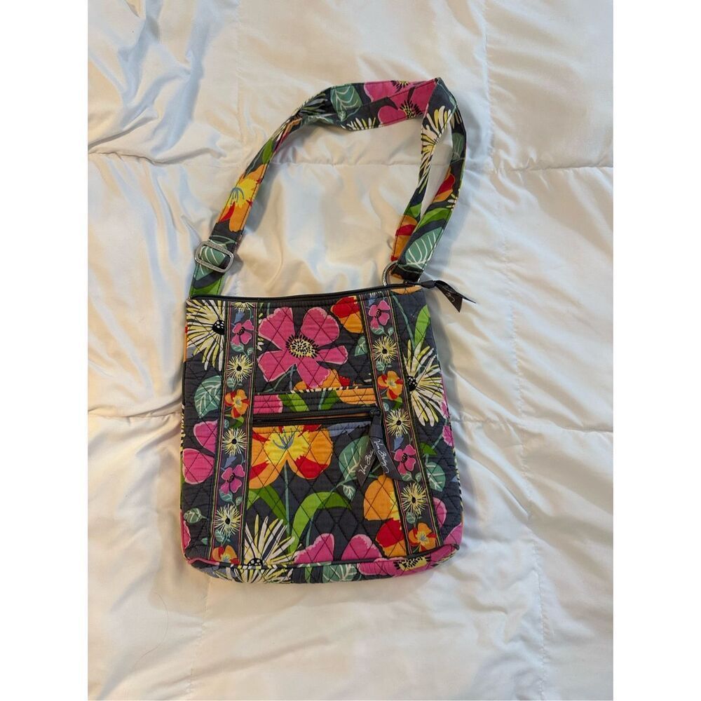 Vera Bradley Women's Floral Jazzy Blooms Crossbody Bag